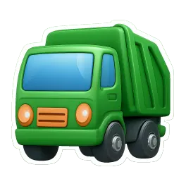 xe rác 垃圾车