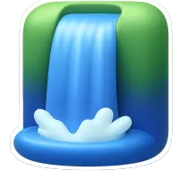 thác nước 瀑布