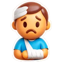 bị thương 受伤