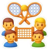 đánh đôi 双打
