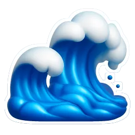 sóng cuồn cuộn 波涛汹涌
