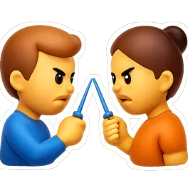 đối đầu gay gắt 针锋相对