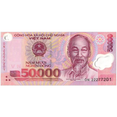 năm mươi nghìn 五万越南盾