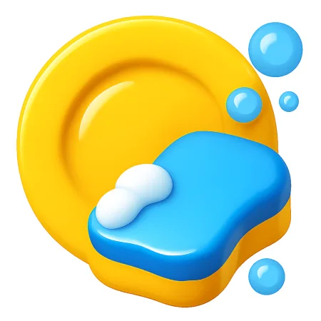 rửa bát 洗碗