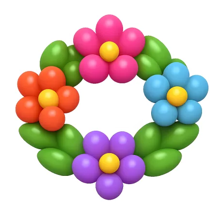 vòng hoa 花环