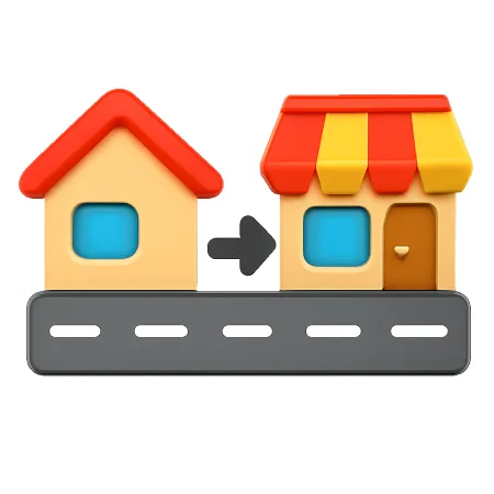 giáp mặt đường 临街