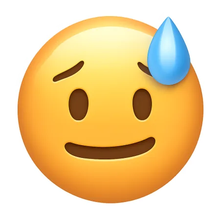 cười gượng 苦笑
