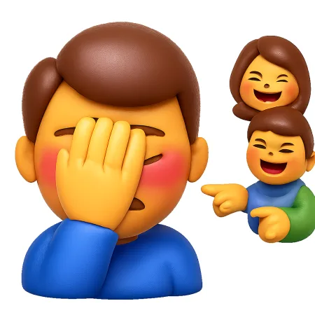 mất mặt 丢人